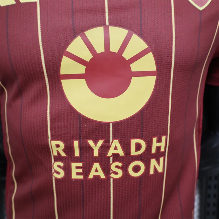 Player Version AS Roma Home Kit 24/25 Football Jersey 1:1 Thai quality