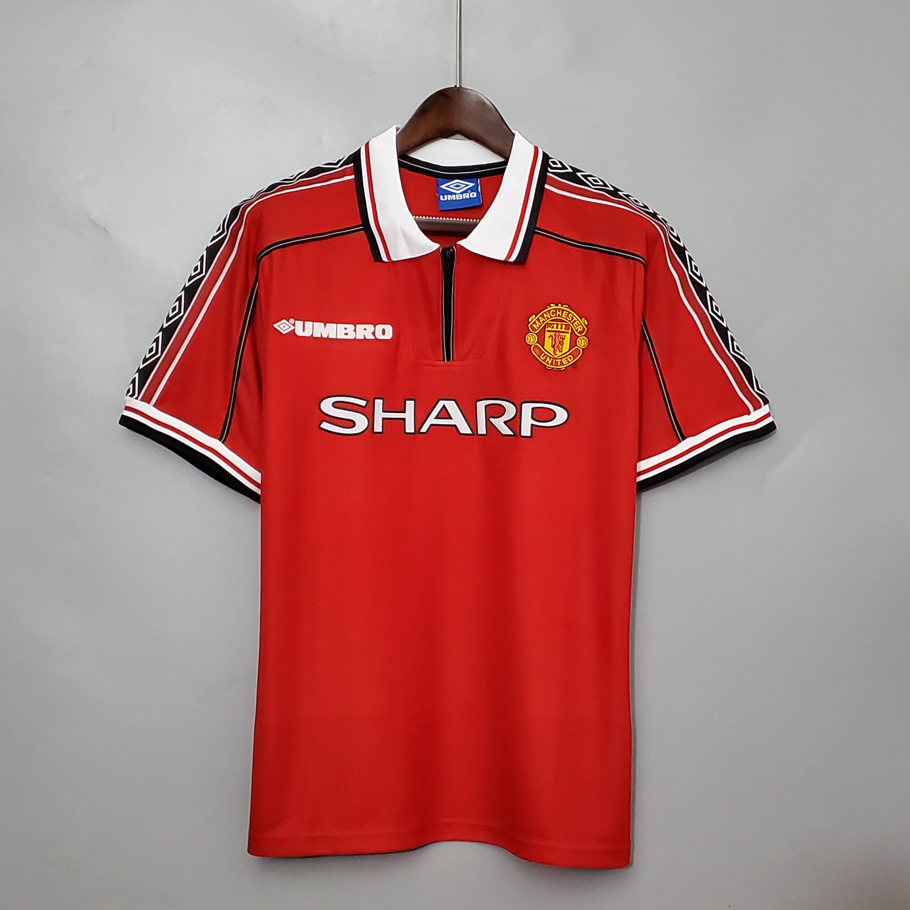 1998/1999 Retro Man Utd Home Football Shirt 1:1 Thai Quality