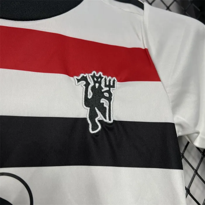 Kids Man Utd Third Jersey 24/25 Football Kit 1:1 Thai Quality