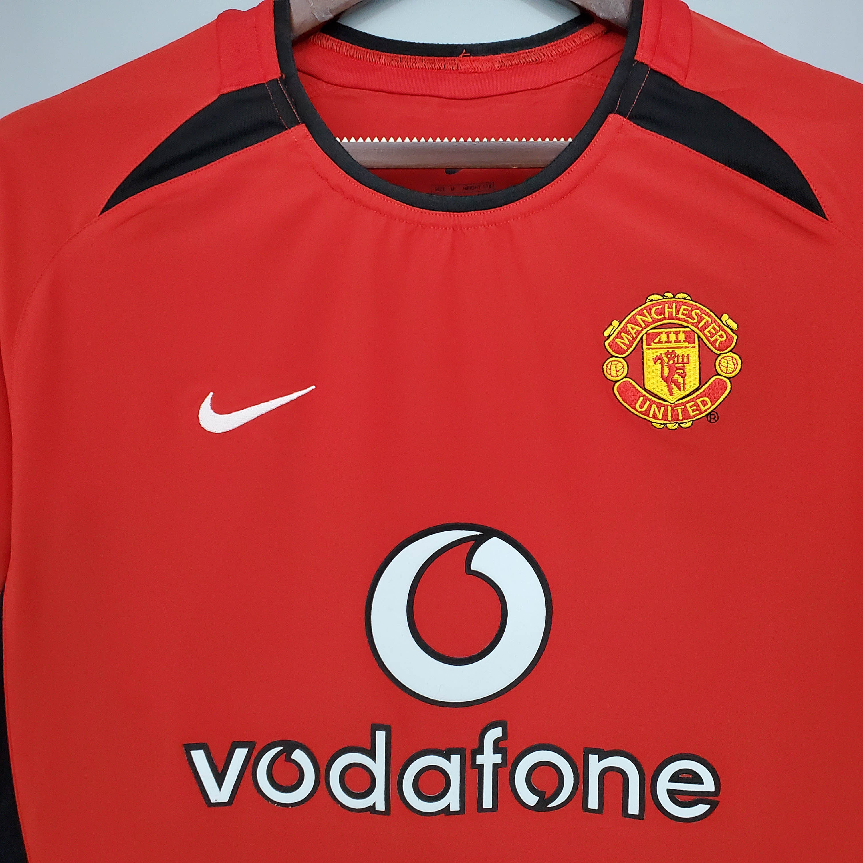 2002/2004 Retro Man Utd Home Football Shirt 1:1 Thai Quality