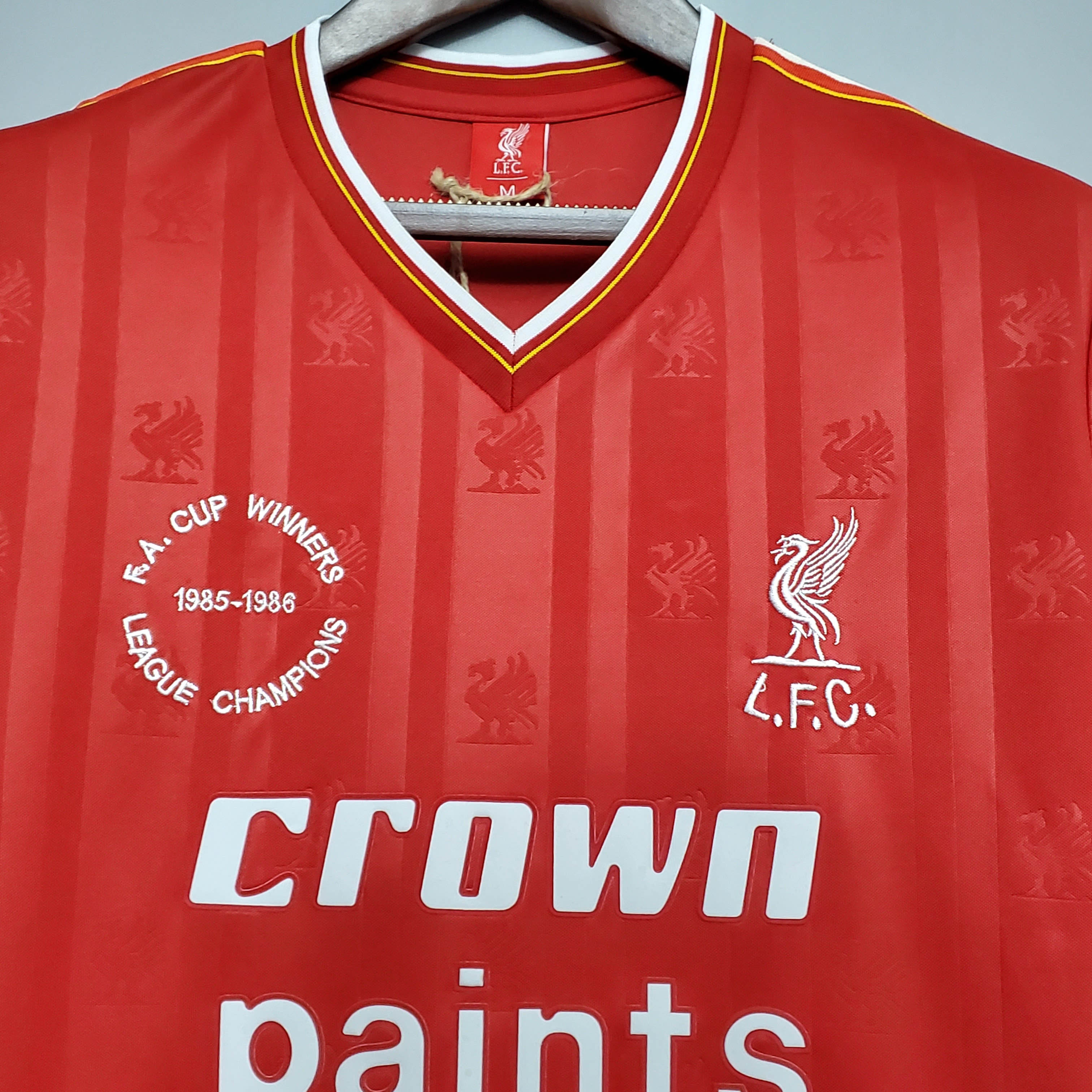 1985/1986 Retro LFC Home Football Shirt 1:1 Thai Quality