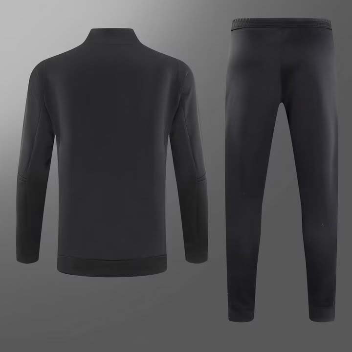 2023/2024 AFC Long Zip Jacke Black Football Shirt 1:1 Thai Quality Set
