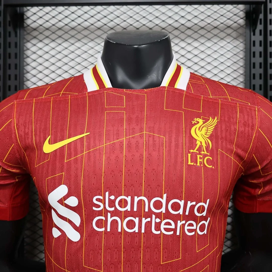 2024/2025 Player Version LFC Home Soccer Jersey 1:1 Thai Quality