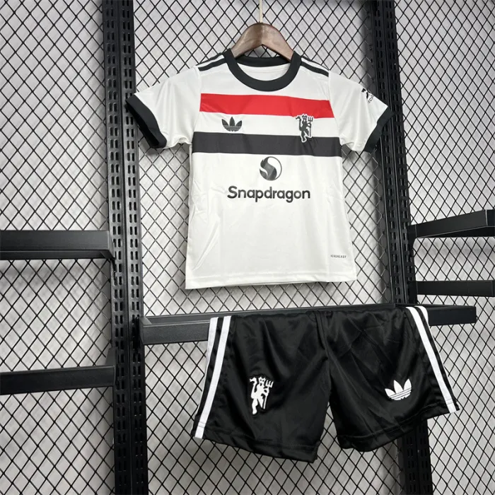 Kids Man Utd Third Jersey 24/25 Football Kit 1:1 Thai Quality