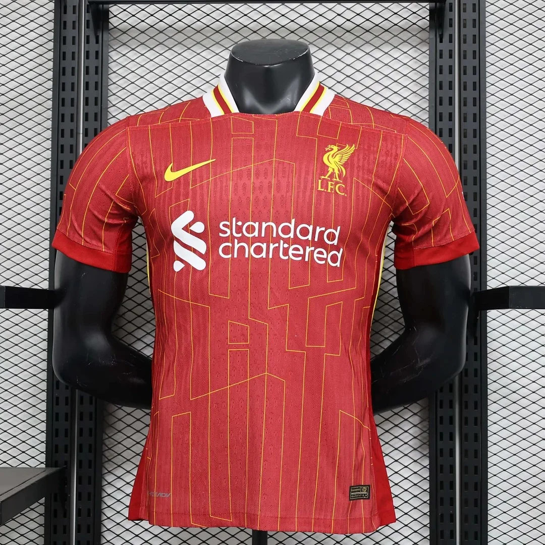 2024/2025 Player Version LFC Home Soccer Jersey 1:1 Thai Quality