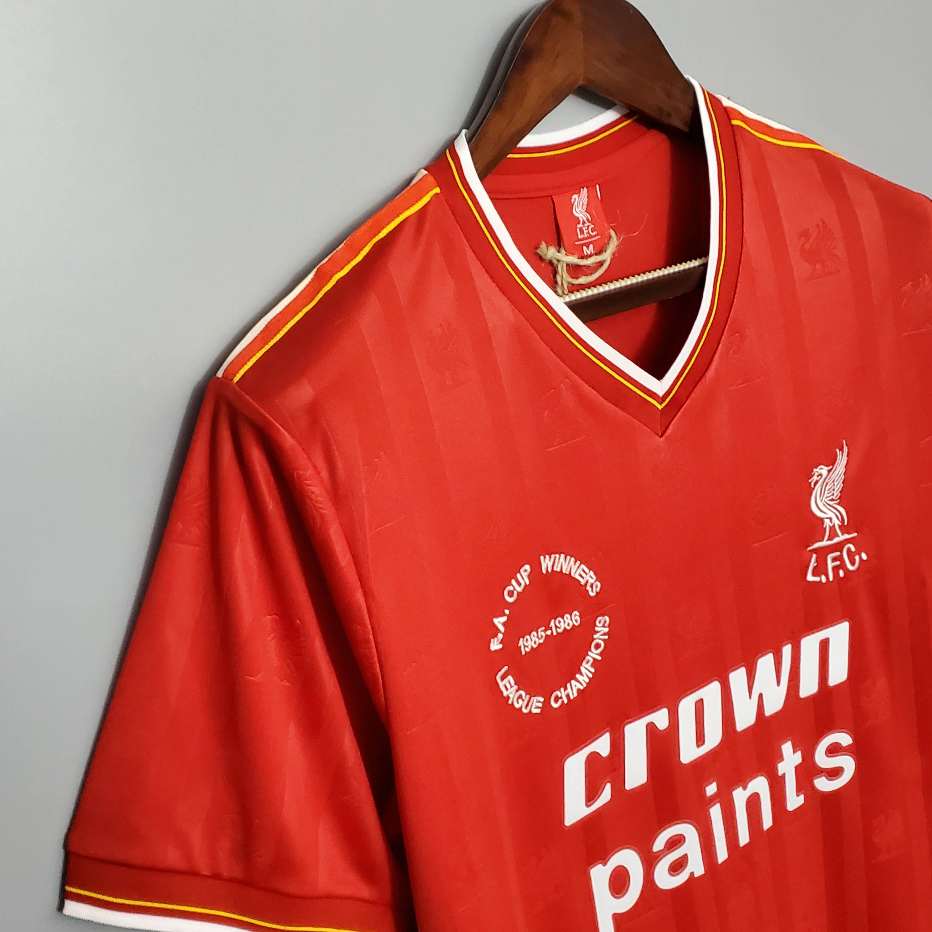 1985/1986 Retro LFC Home Football Shirt 1:1 Thai Quality