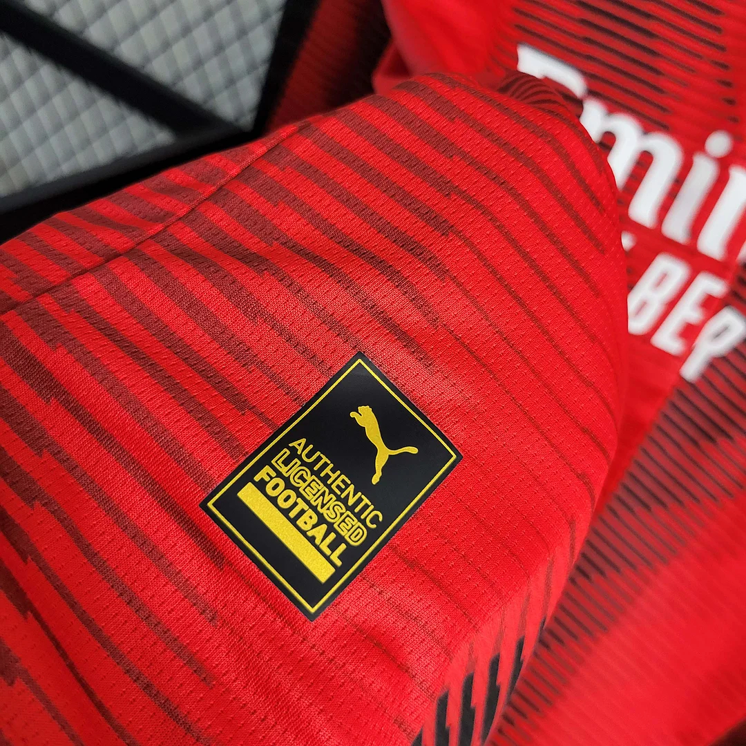 2023/2024 Long Sleeve AC Milan Home Football Shirt 1:1 Thai Quality