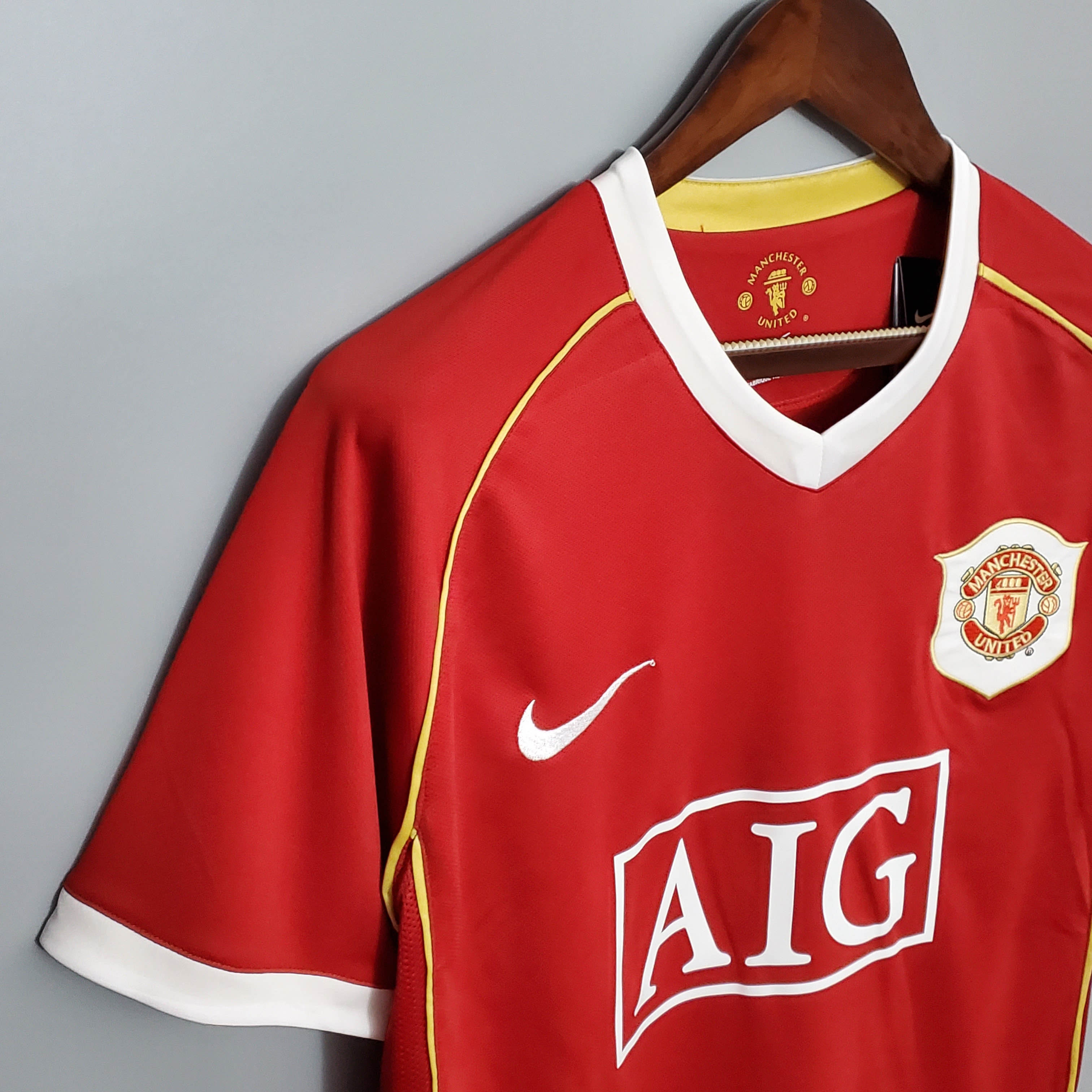 2006/2007 Retro Man Utd Home Football Shirt 1:1 Thai Quality