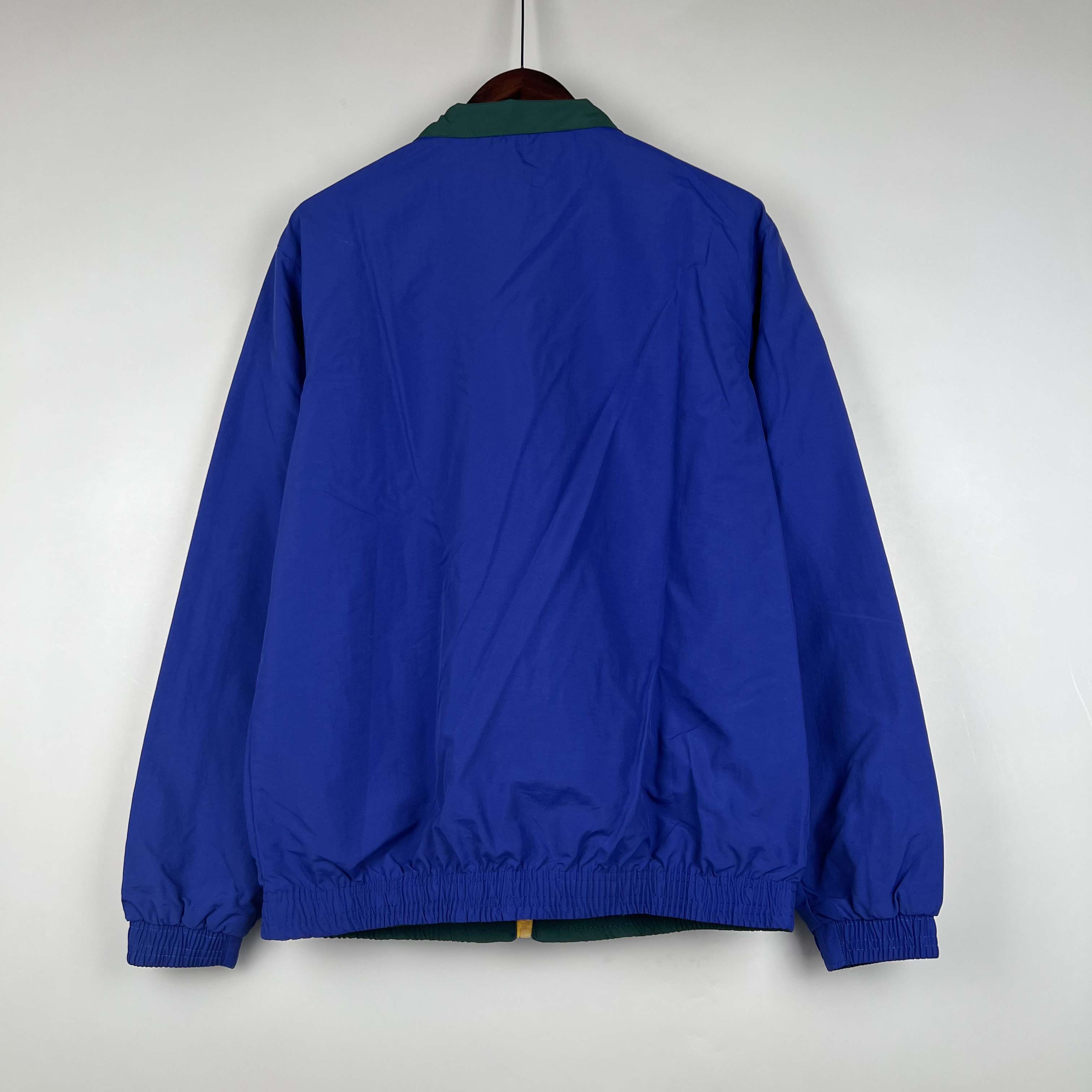 2023/2024 Man Utd Reversible WindbreakerBlue-GreenSoccer Jersey 1:1 Thai Quality