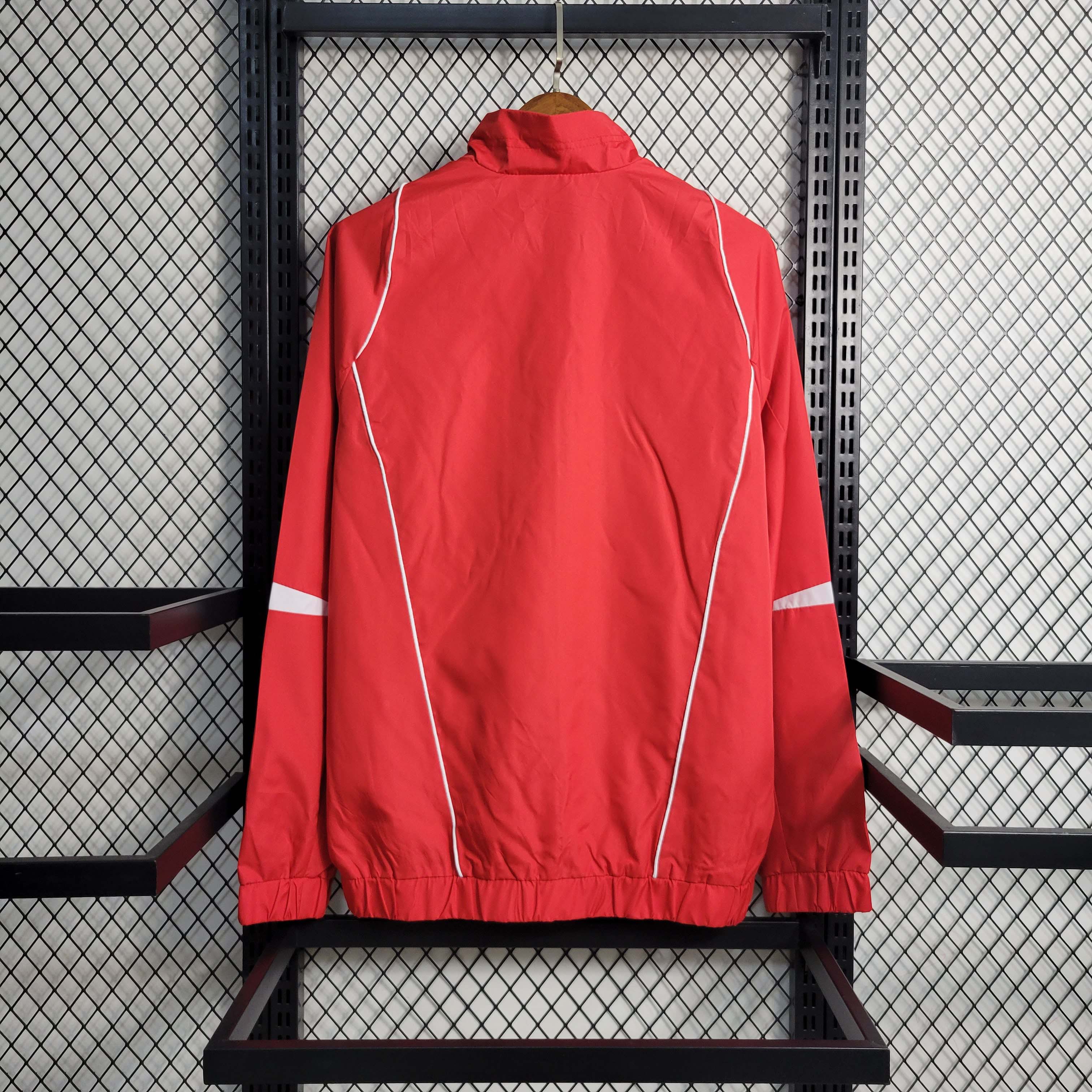 2023 Man Utd Soccer Jersey Windbreaker Red
