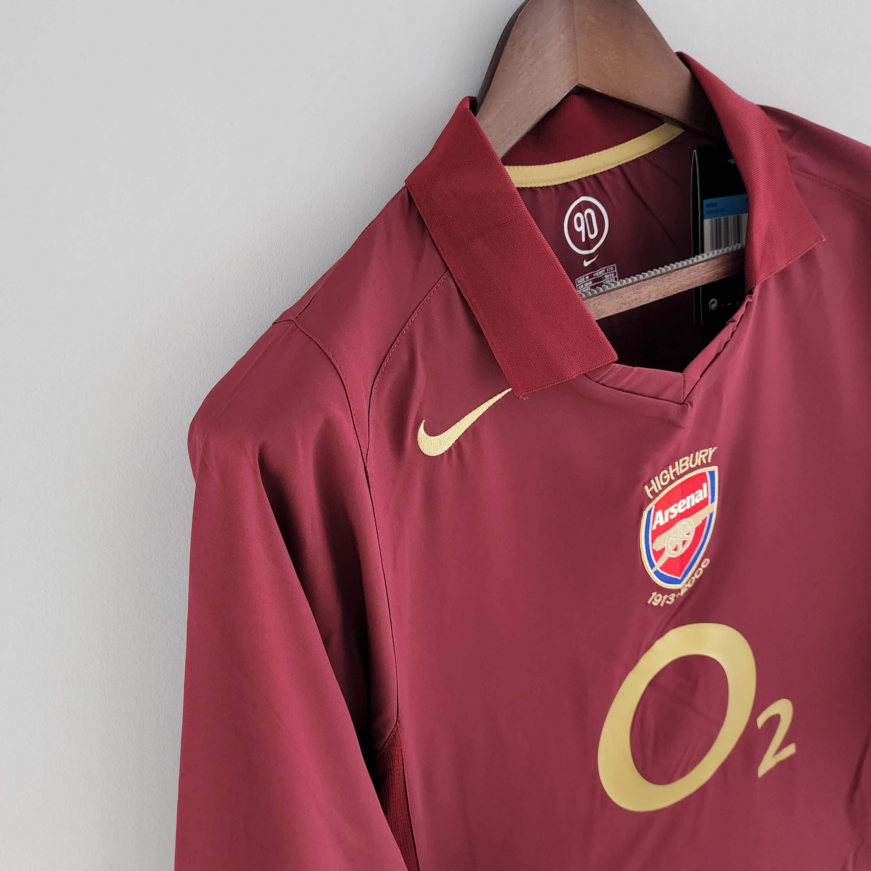 2005/2006 Retro Long Sleeve AFC Home Football Shirt 1:1 Thai Quality