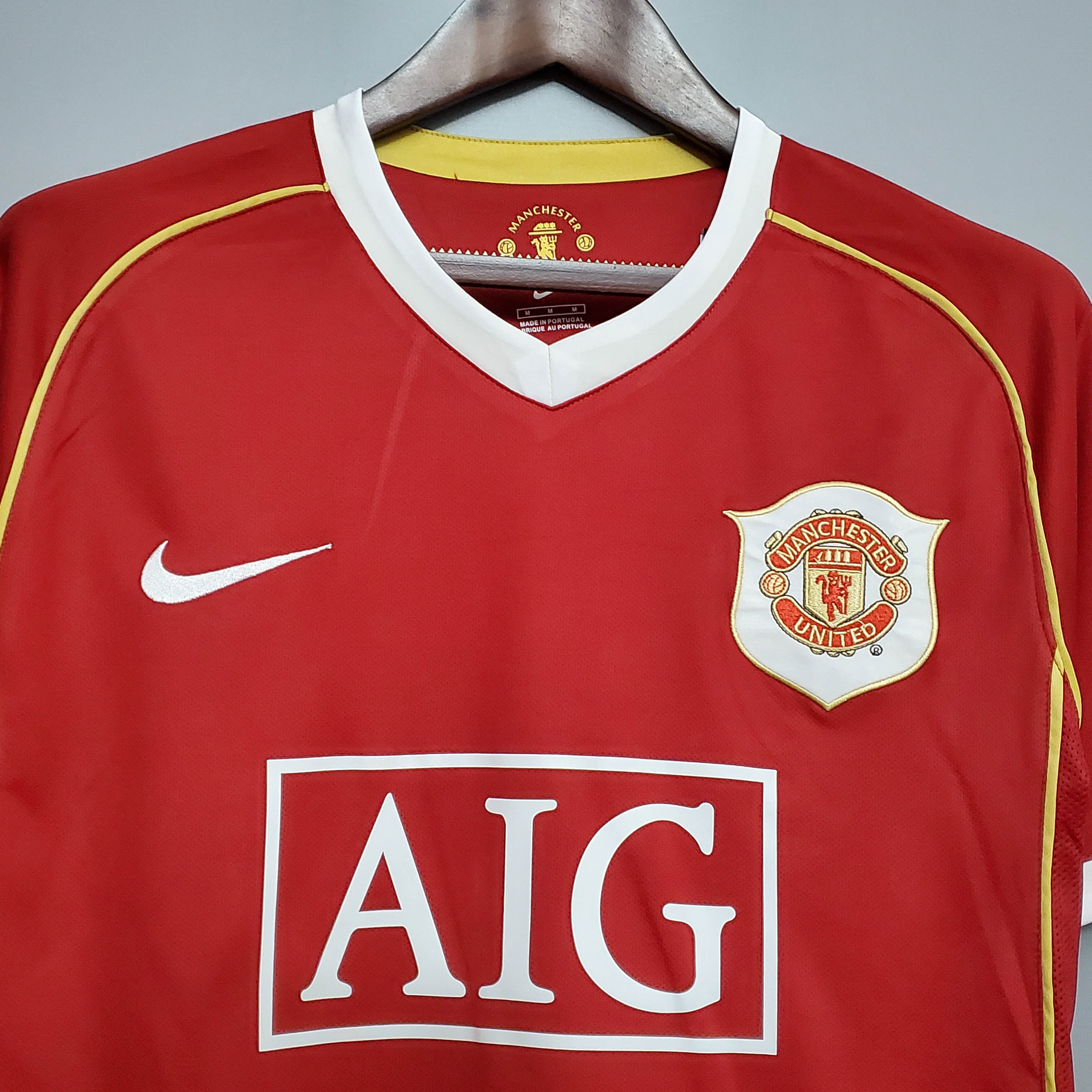 2006/2007 Retro Man Utd Home Football Shirt 1:1 Thai Quality