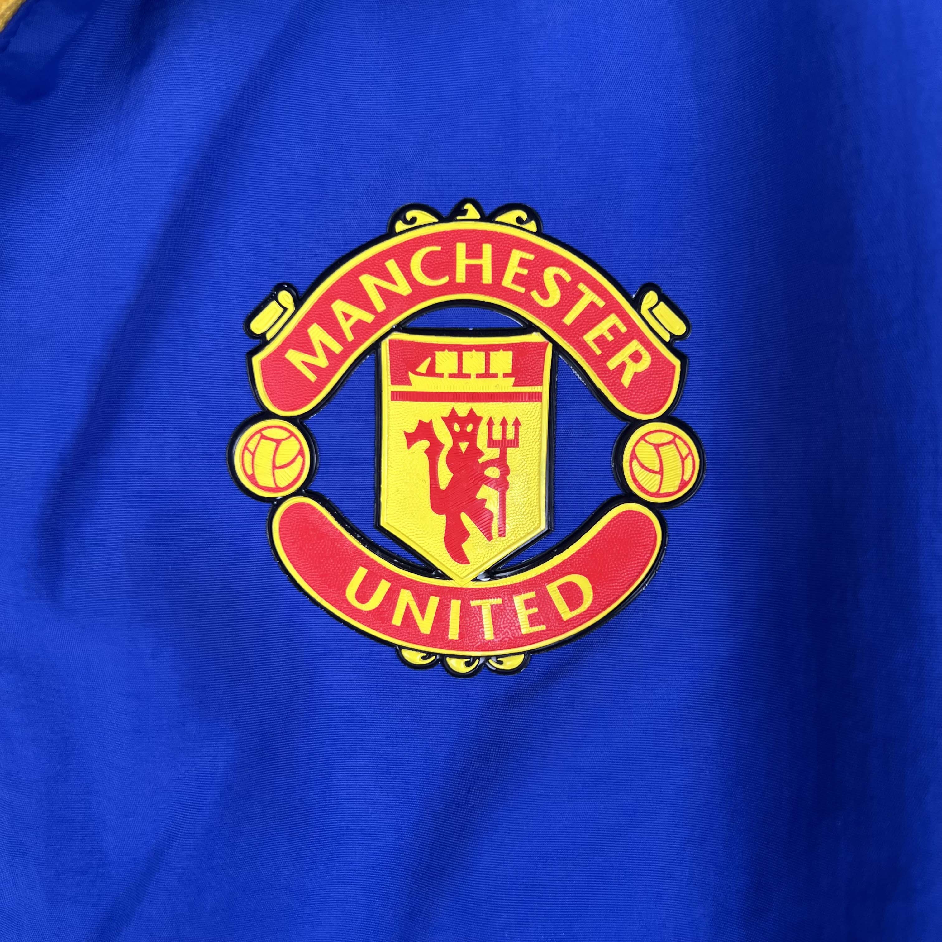 2023/2024 Man Utd Reversible WindbreakerBlue-GreenSoccer Jersey 1:1 Thai Quality