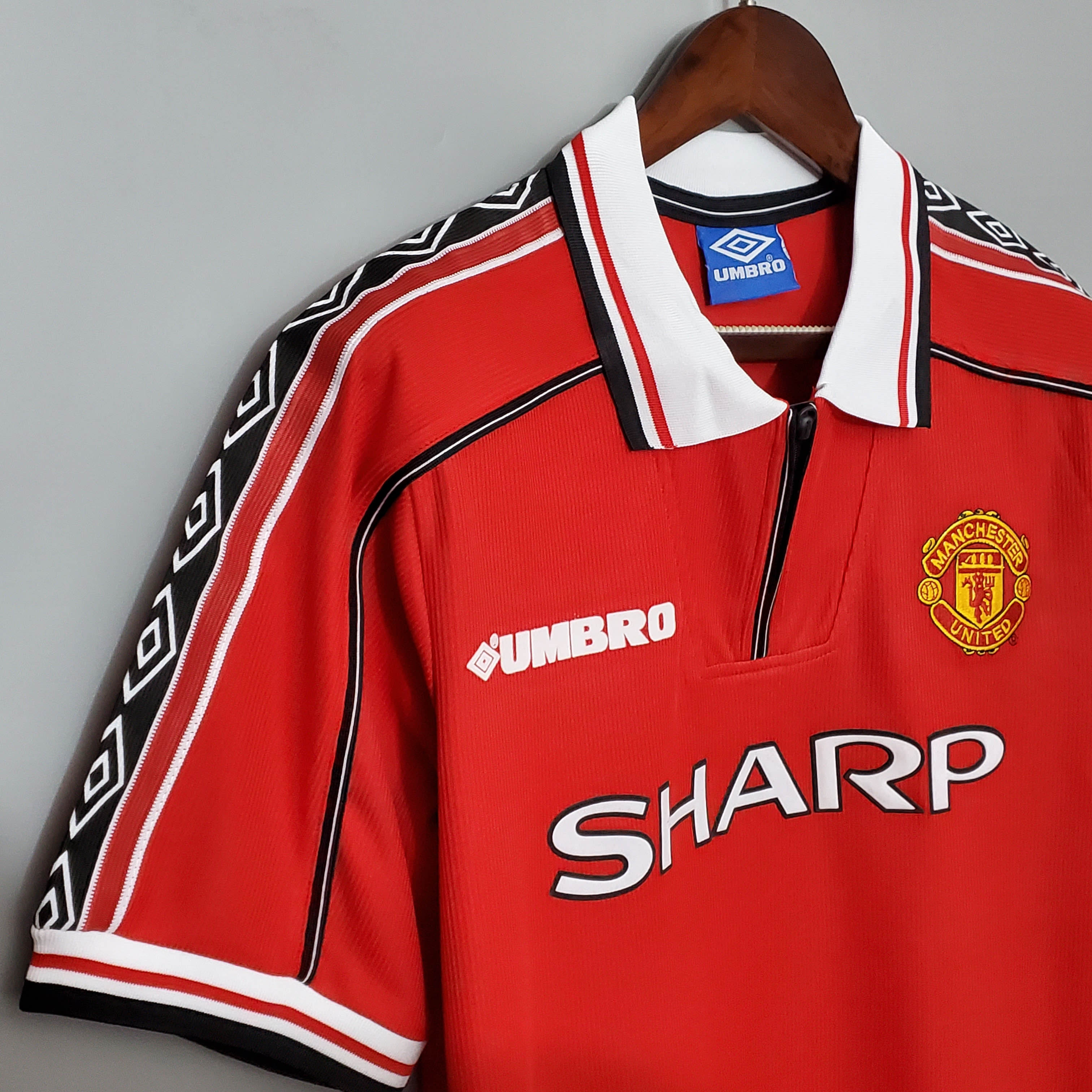 1998/1999 Retro Man Utd Home Football Shirt 1:1 Thai Quality