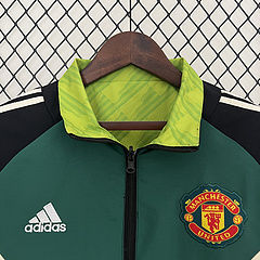 24/25 Manchester United Reversible Windbreaker Soccer Jersey