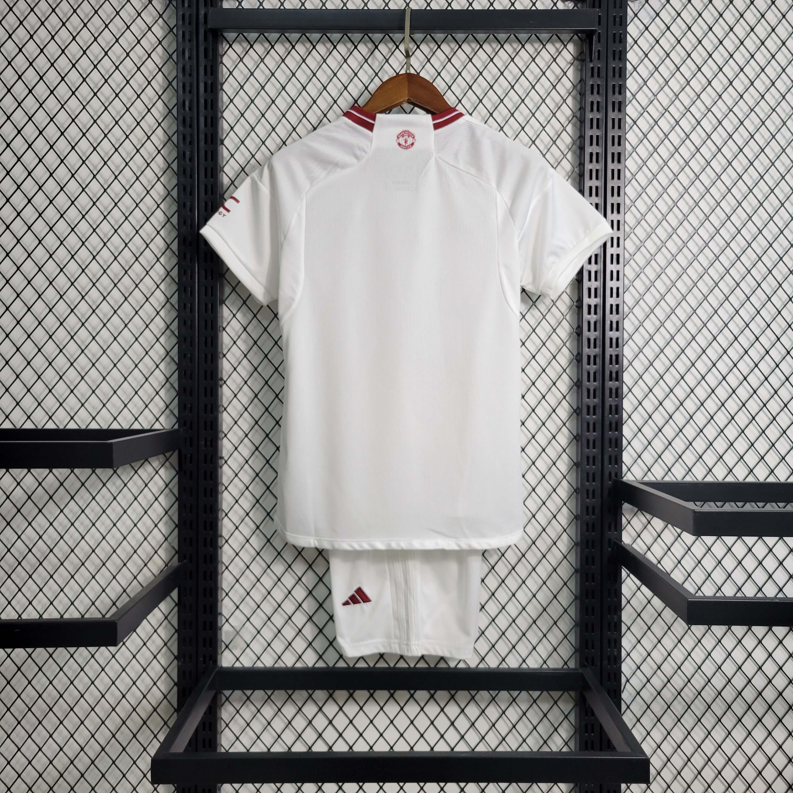 2023/2024 Man Utd Third Away Football Shirt 1:1 Thai Quality Kids Size