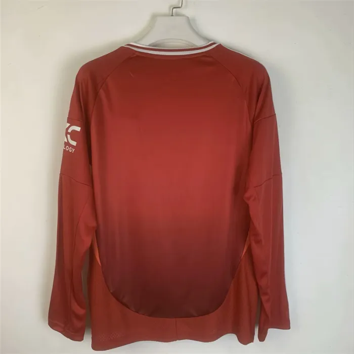 Man Utd Home Shirt 24/25 Football Kit Long Sleeve 1:1 Thai quality