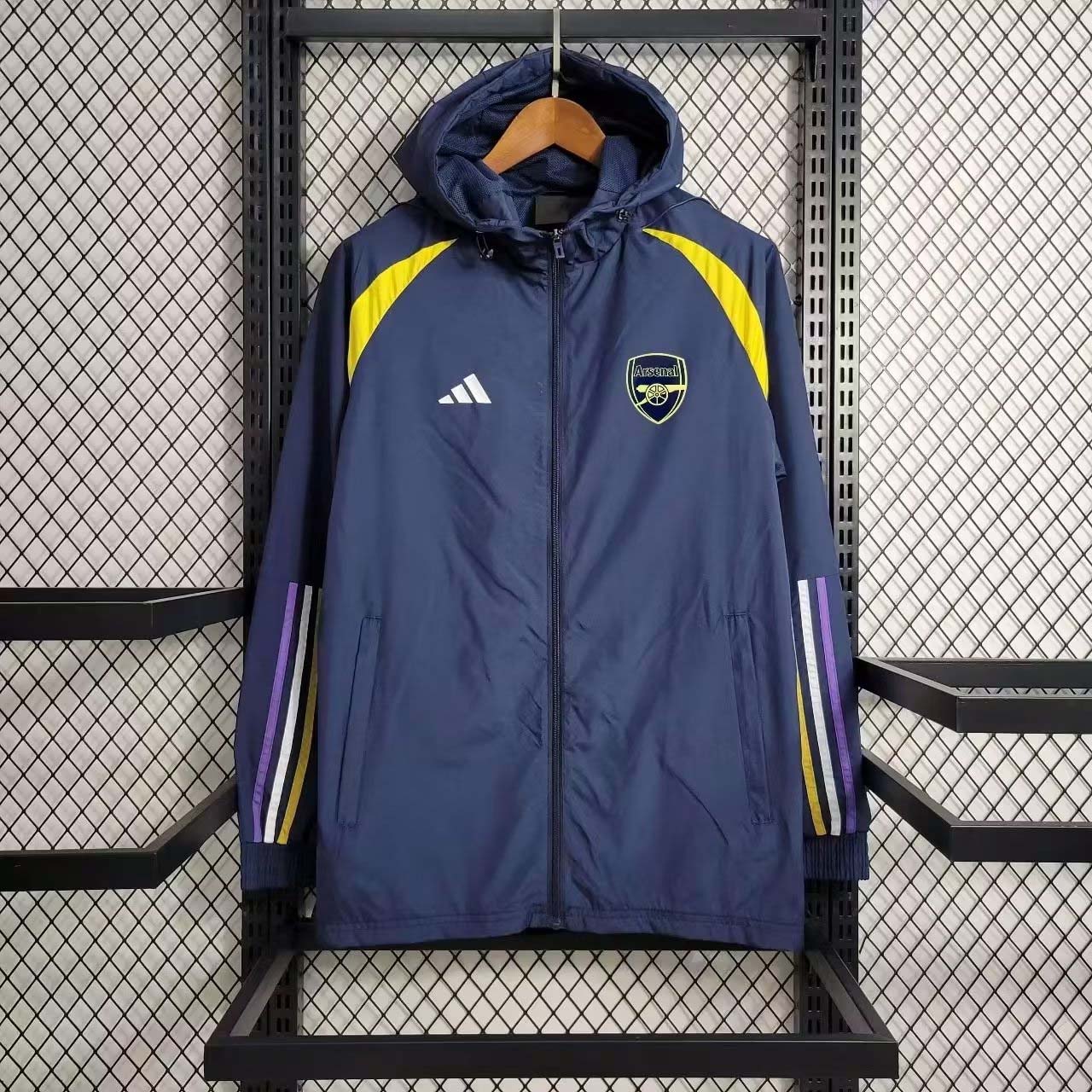 2023 AFC Windbreaker Navy blue Soccer Jersey 1:1 Thai Quality