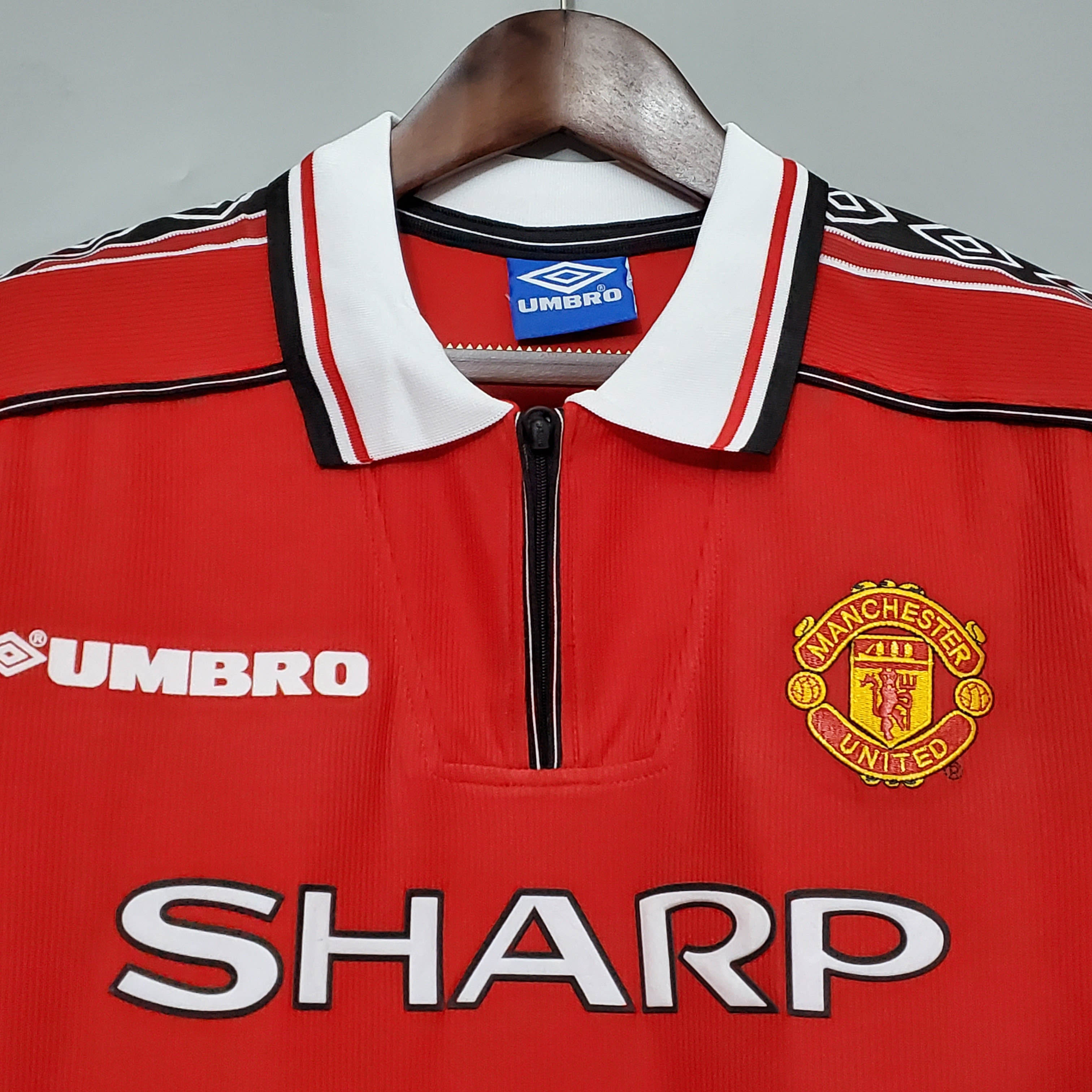 1998/1999 Retro Man Utd Home Football Shirt 1:1 Thai Quality