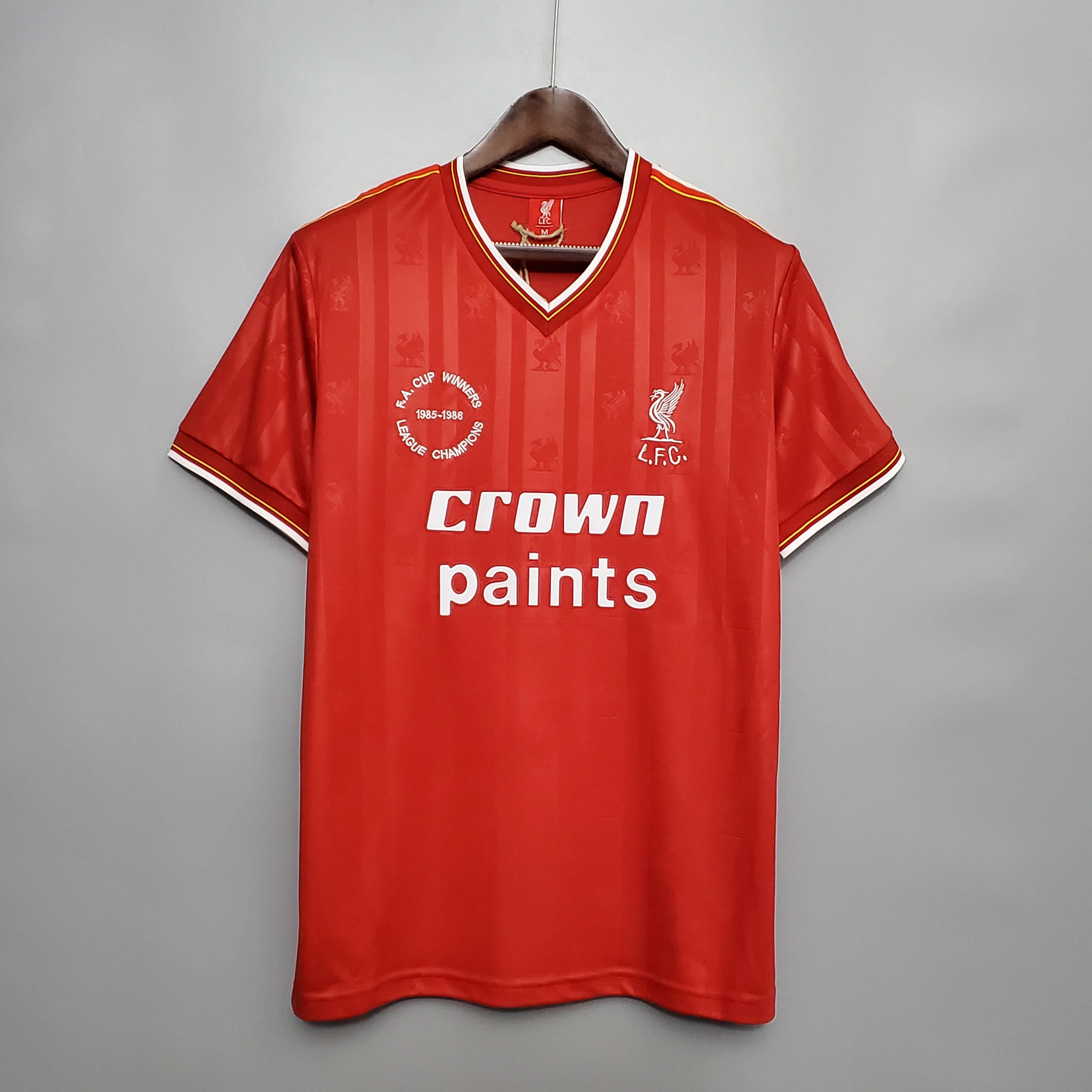 1985/1986 Retro LFC Home Football Shirt 1:1 Thai Quality