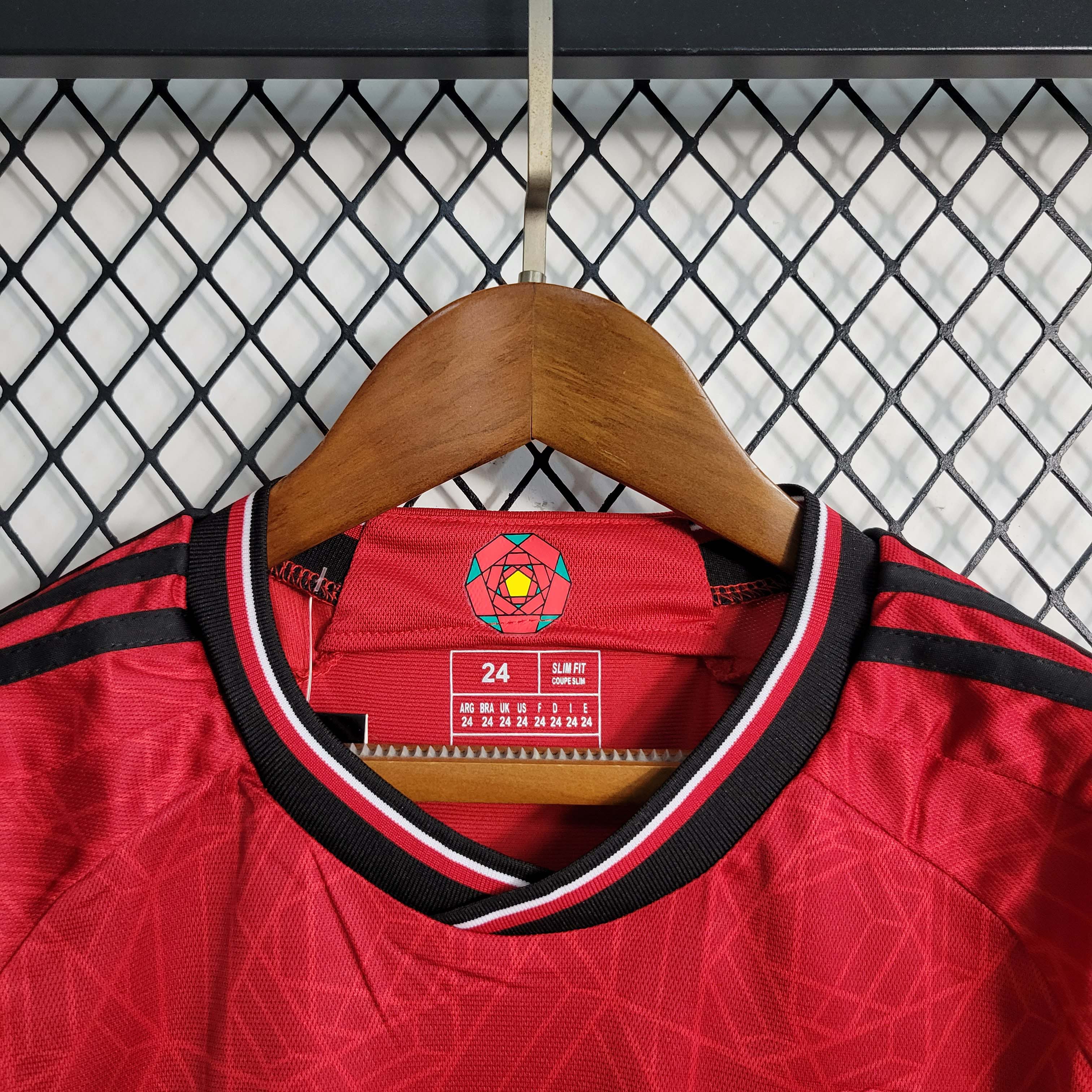 2023/2024 Man Utd Home Football Shirt 1:1 Thai Quality Kids Size