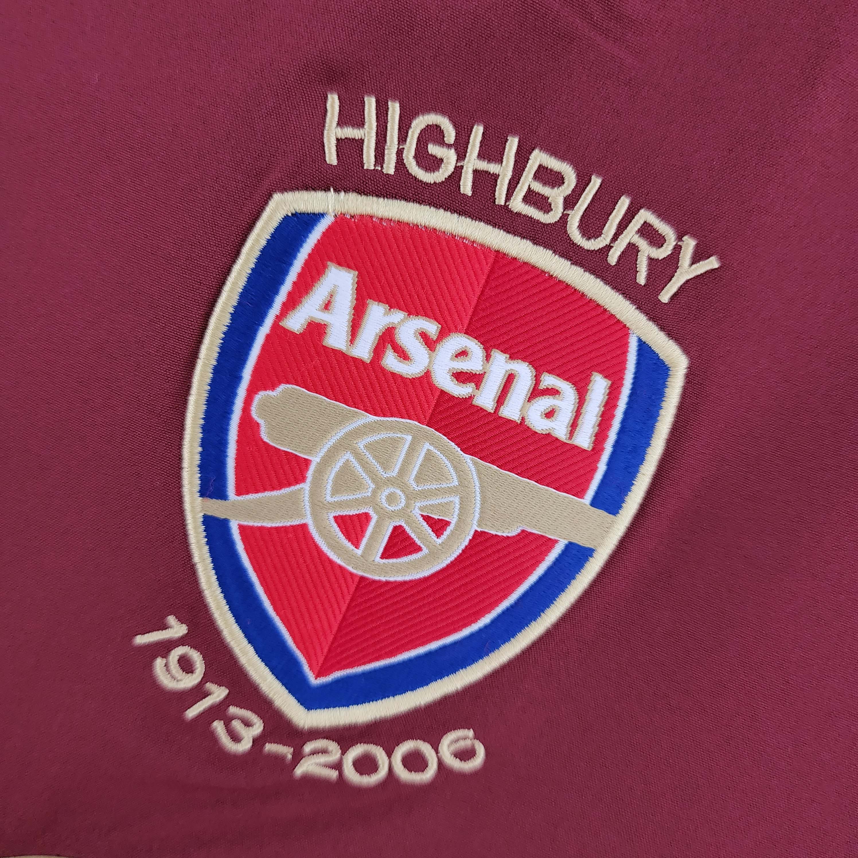 2005/2006 Retro Long Sleeve AFC Home Football Shirt 1:1 Thai Quality