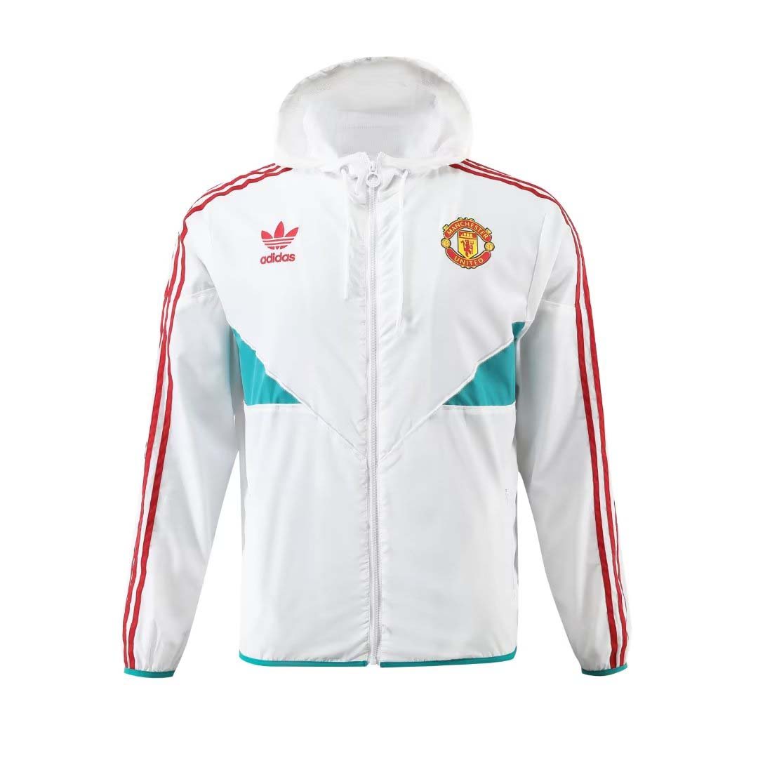 2023 Man Utd Windbreaker white  Edge