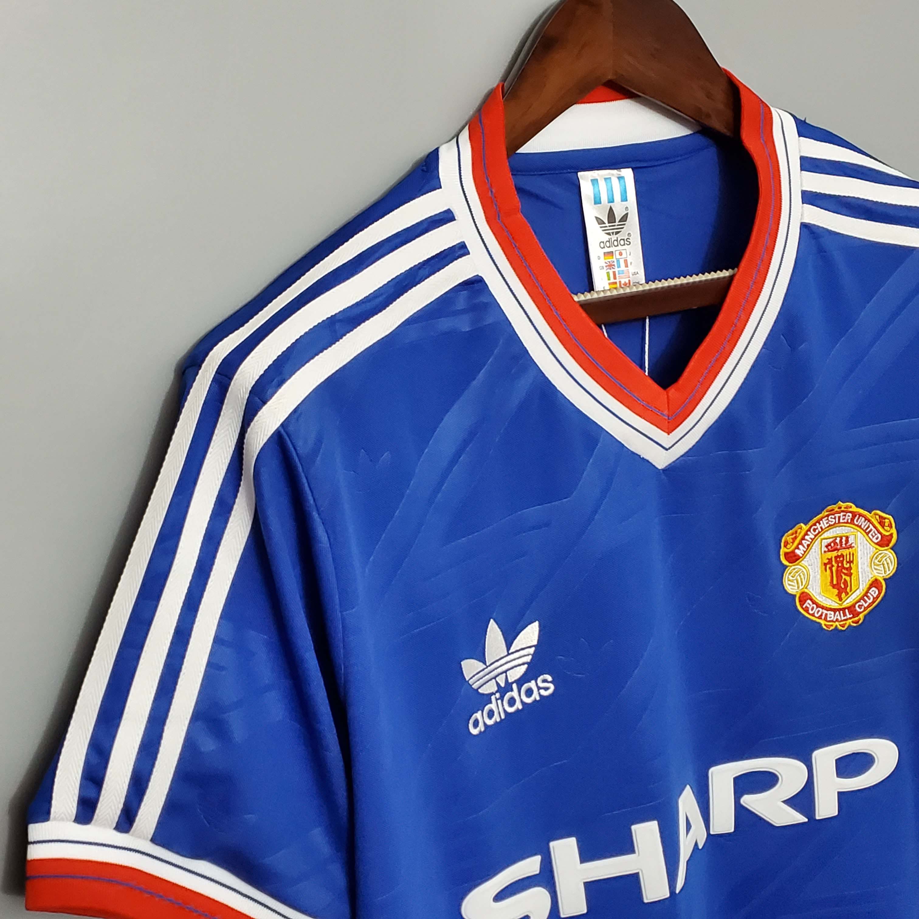 1986/1988 Retro Man Utd Third Away Football Shirt 1:1 Thai Quality