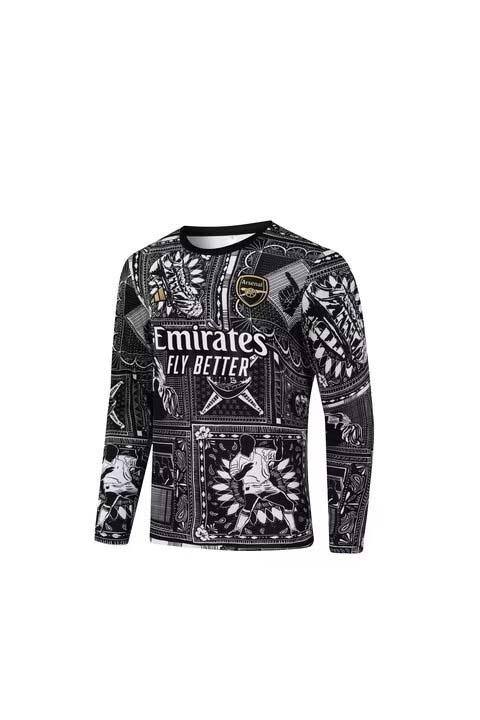 2023 AFC Training Wear Black Football Shirt 1:1 Thai Quality Suit 