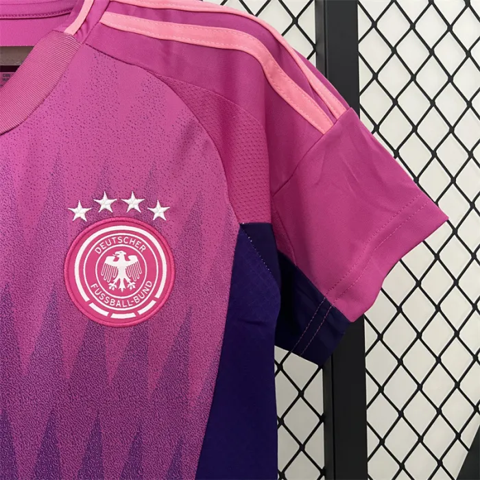Women Germany Away Kit 24/25 Euro Cup 2024 Football Jersey