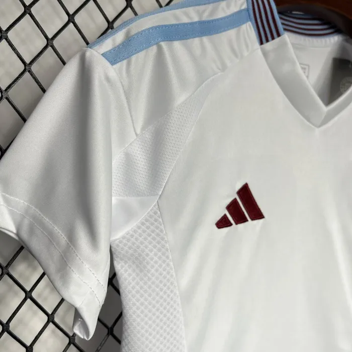 Kids Aston Villa Away Kit 24/25 Football Jersey 1:1 Thai quality