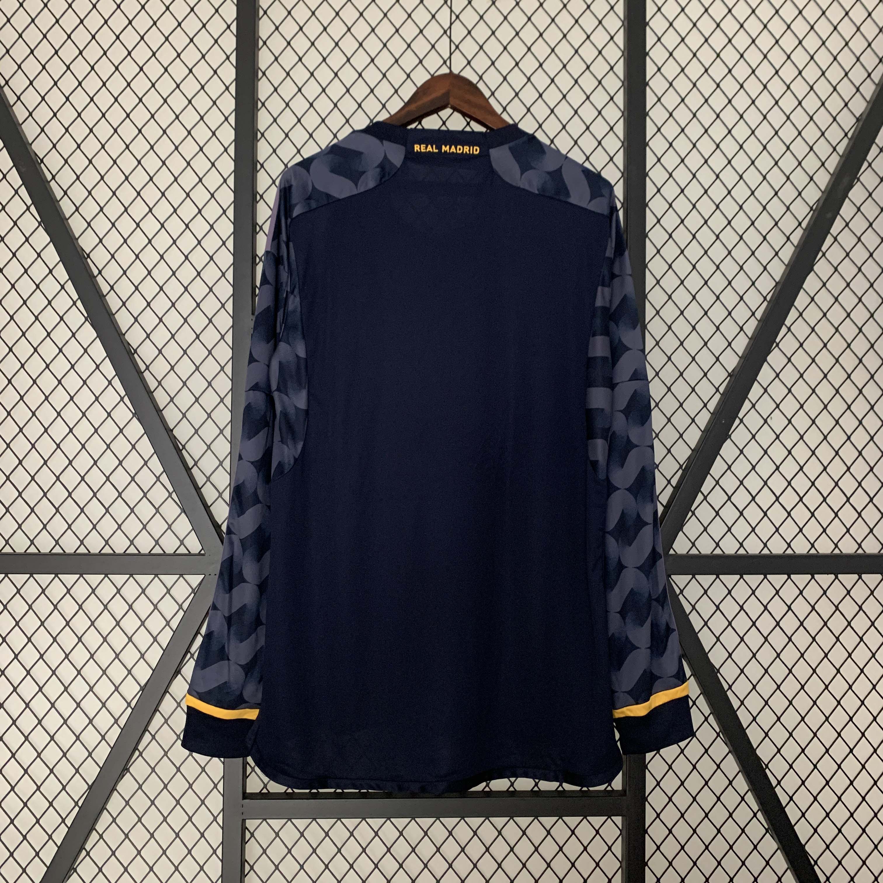 2023/2024 Long Sleeve Real Madrid Away Football Shirt 1:1 Thai Quality