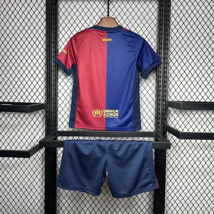 24/25 Kids Barcelona Home Kit Football Jersey