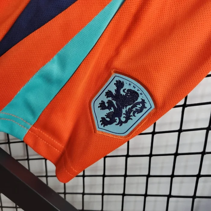 Kids Netherlands Home Kit 24/25 Euro Cup 2024 Football Jersey