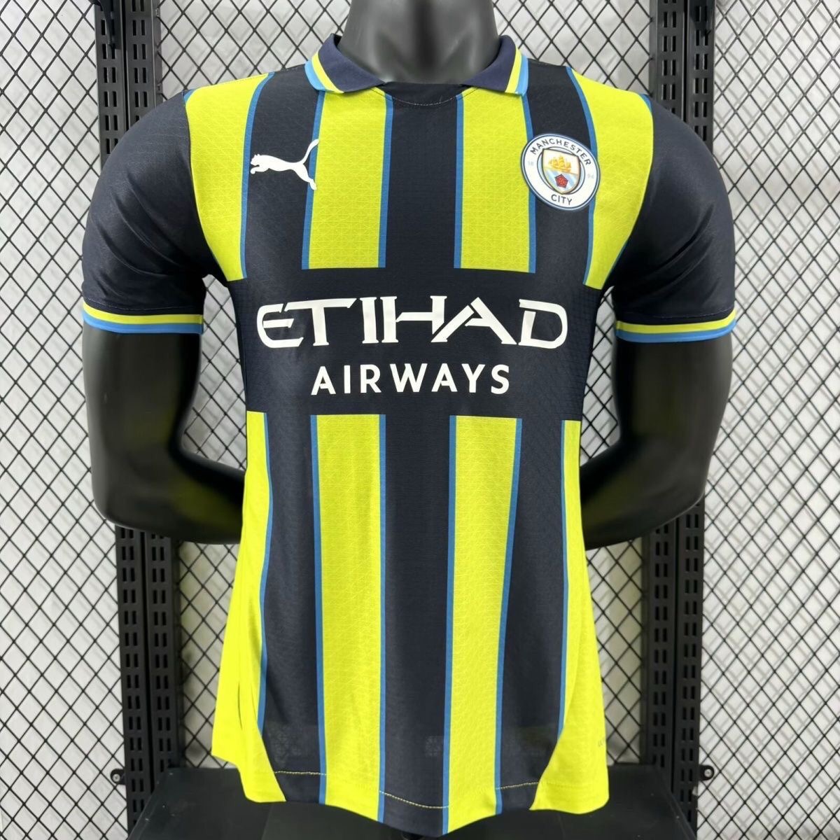 (S-3XL)2024-2025 MCFC Away Player's Edition Shirt 1:1 Thailand Quality
