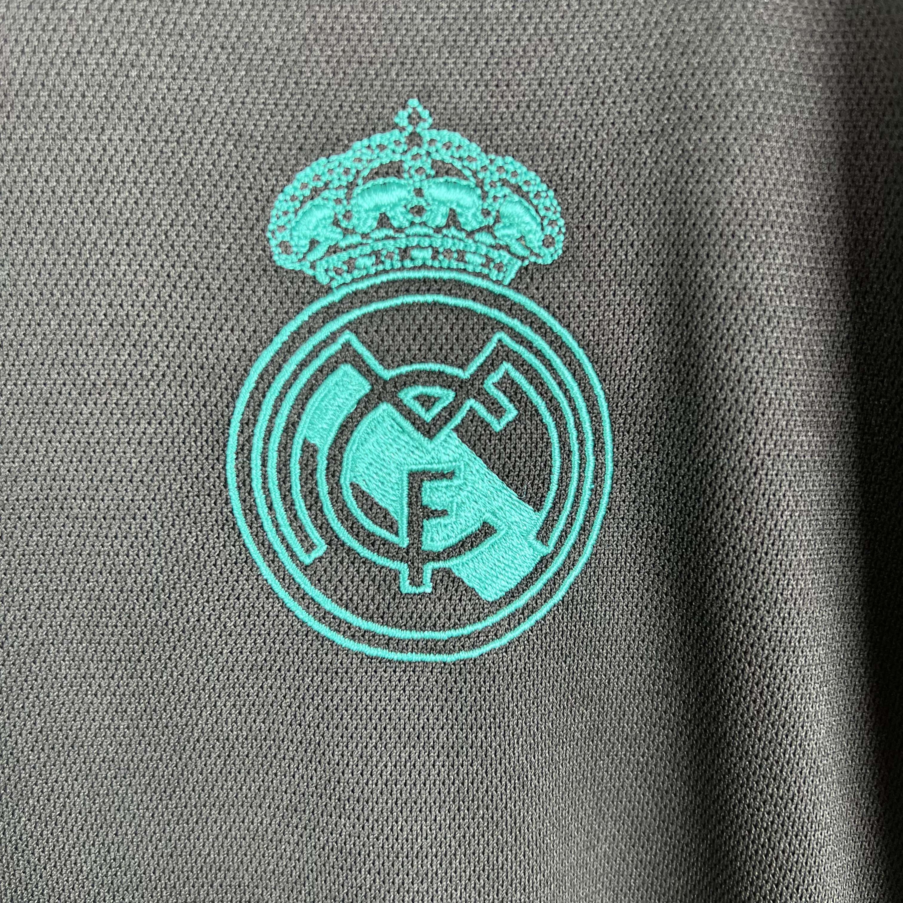 2017/2018 Retro Long Sleeve Real Madrid Away Football Shirt1:1 Thai Quality