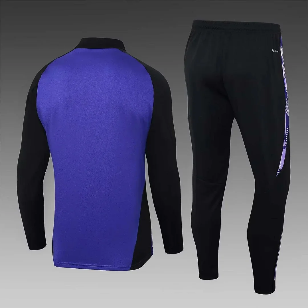 2024 Germany Half-Pull Training Suit Purple Jersey Set 1:1 Thai Quality
