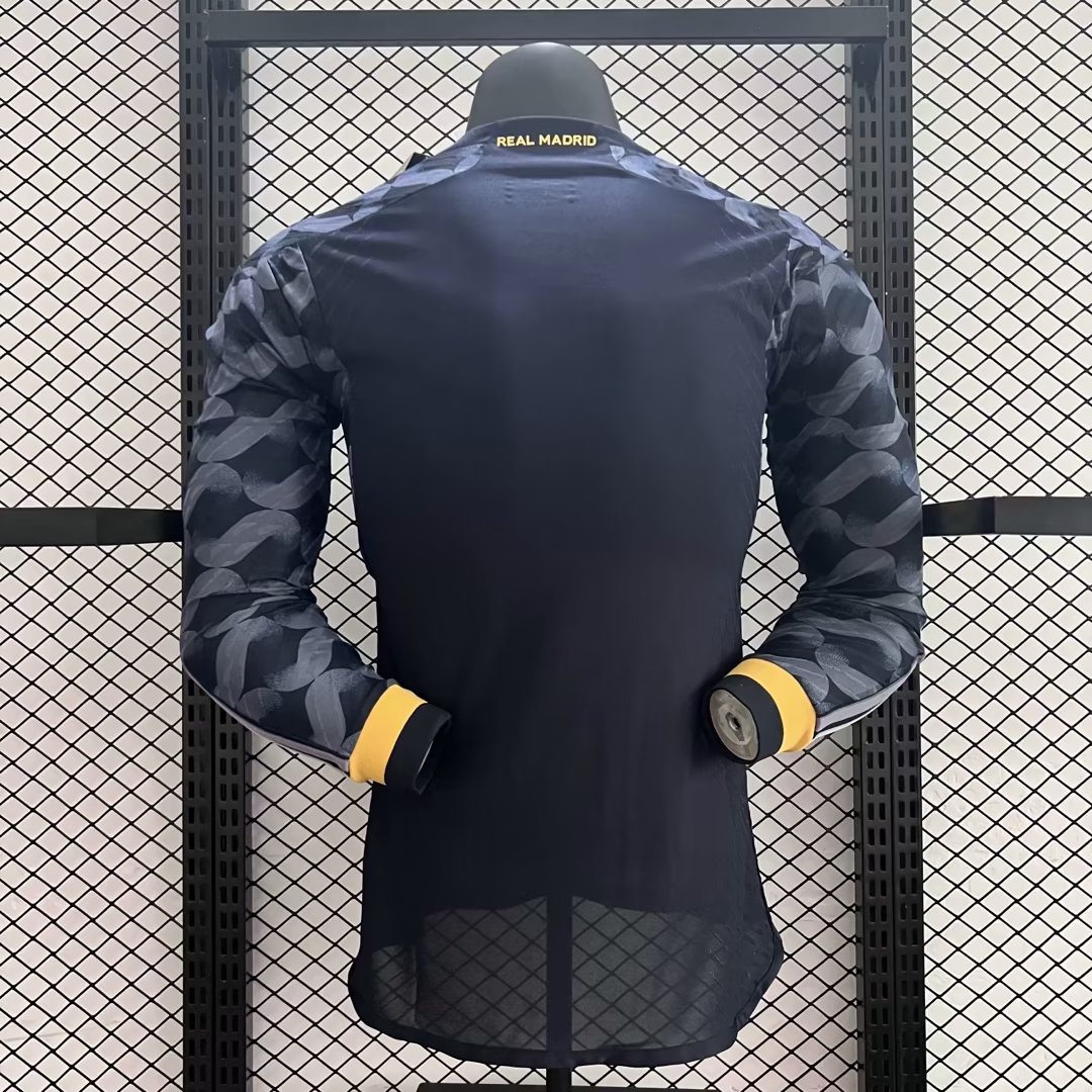 2023/2024 Long Sleeve Player Version Real Madrid Away