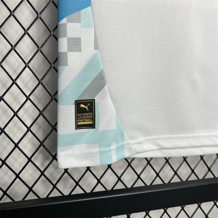 Kids Marseille Home Jersey 24/25 Football Kit 1:1 Thai quality