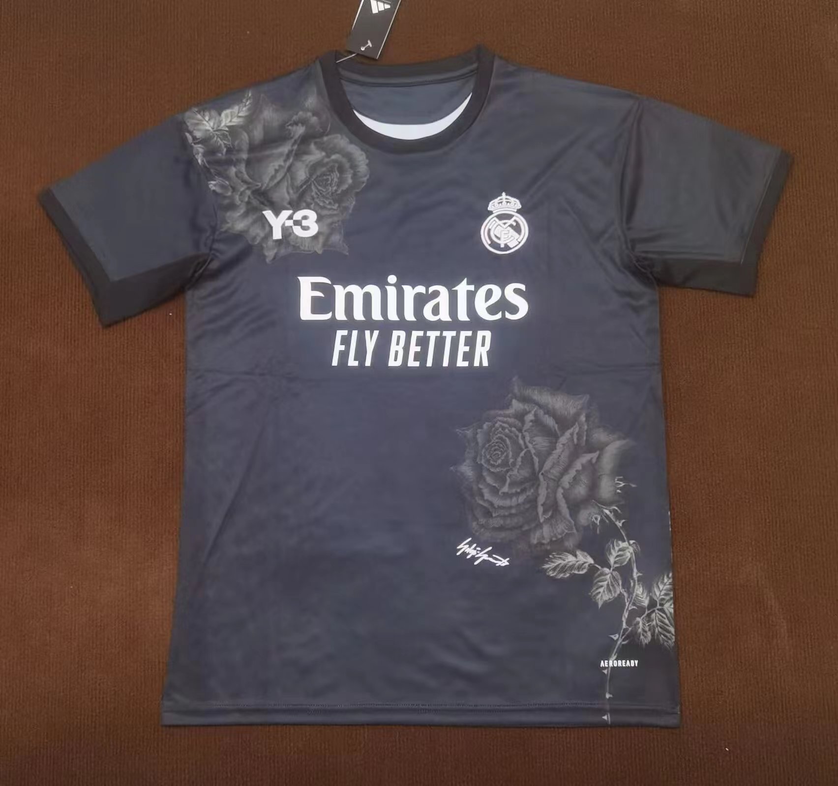 2024/2025 Real Madrid Y-3 Special Edition Black Football Shirt 1:1 Thai Quality