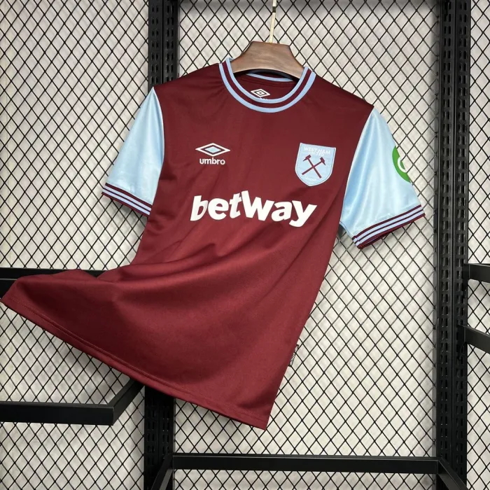 West Ham United Home Jersey 24/25 Football Kit 1:1 Thai Quality