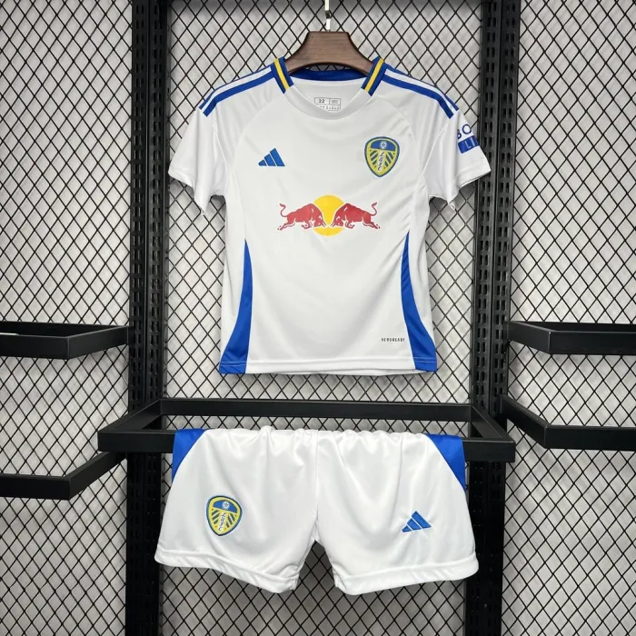 Kids LEEDS United Home Kit 24/25 Football Jersey 1:1 Thai quality