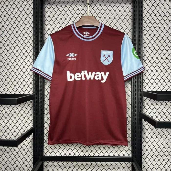 West Ham United Home Jersey 24/25 Football Kit 1:1 Thai Quality