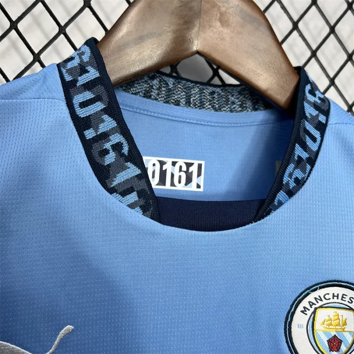 Kids MCFC Home Kit 24/25 Football Jersey 1:1 Thai quality