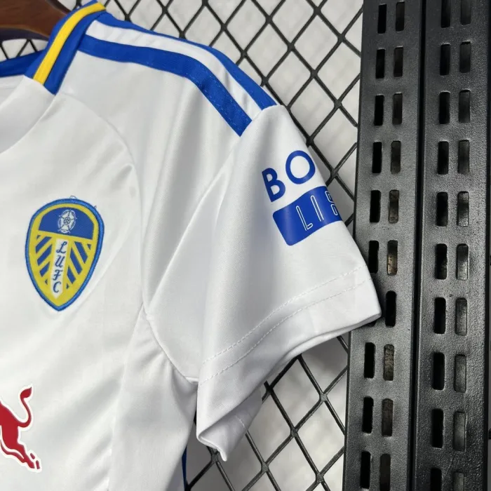 Kids LEEDS United Home Kit 24/25 Football Jersey 1:1 Thai quality