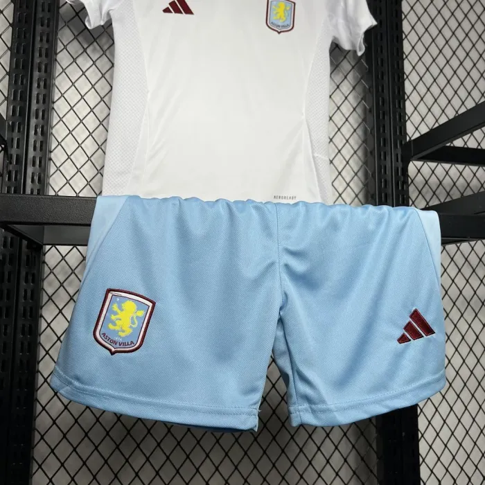 Kids Aston Villa Away Kit 24/25 Football Jersey 1:1 Thai quality