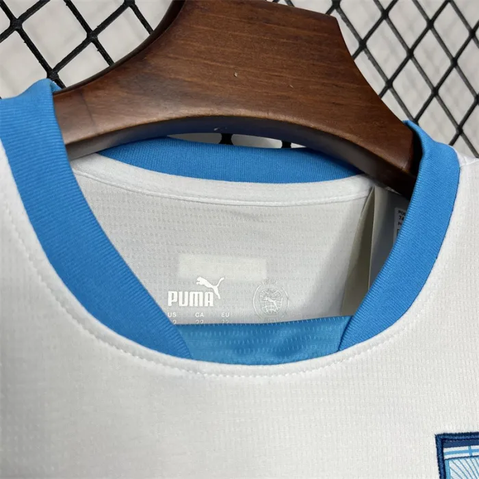 Kids Marseille Home Jersey 24/25 Football Kit 1:1 Thai quality