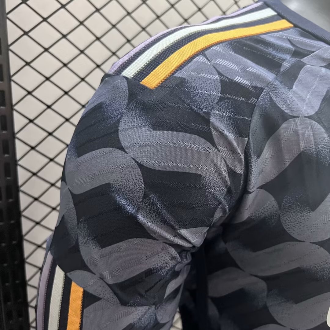 2023/2024 Long Sleeve Player Version Real Madrid Away