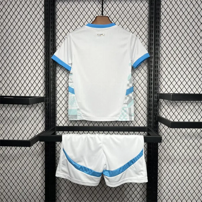 Kids Marseille Home Jersey 24/25 Football Kit 1:1 Thai quality