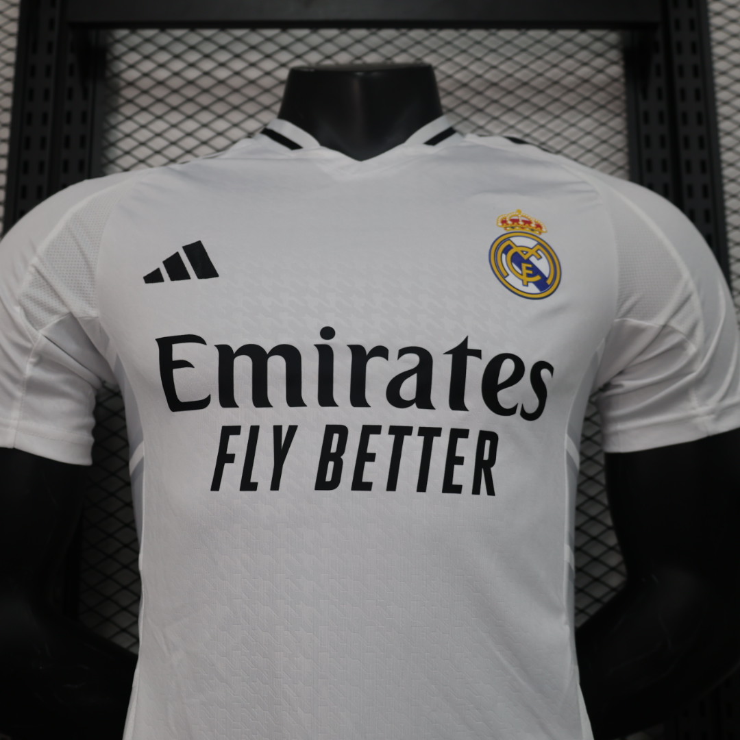 2024/2025 Player Version Real Madrid Home Football Shirt 1:1 Thai Quality